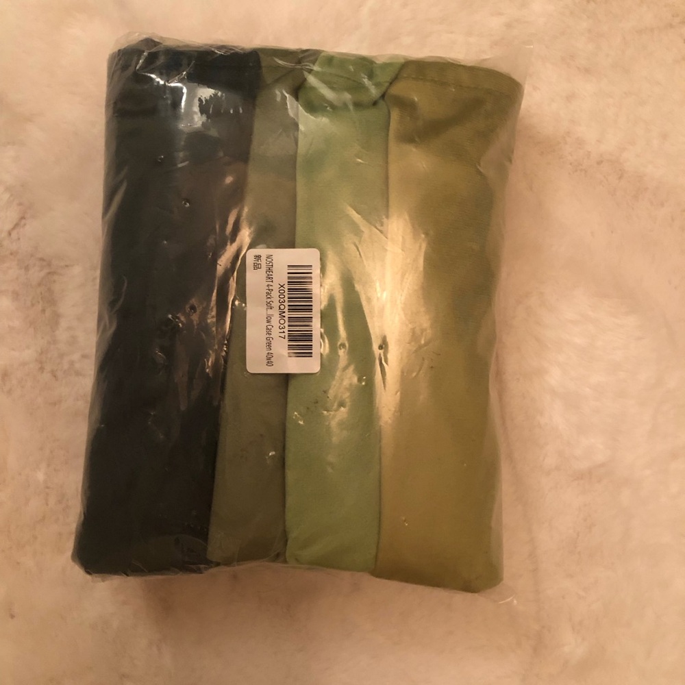 Set of Green pillow covers